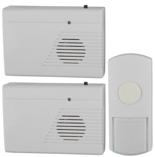 Звонок беспроводной аналоговый Эра (C27-2) 2 динамика белый картинка 